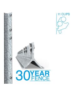 Clipex&reg; Fencing Heavy Beefy Post 2.0m - 3.5mm Thick