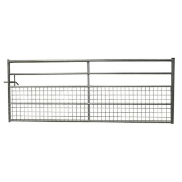 Half Meshed Field Gate 4.57m (15') springbolt