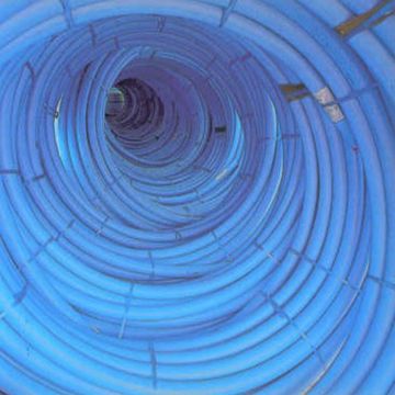 20mm Blue MDPE Pipe 150m Coil