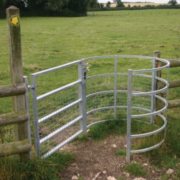 Woodstock Kissing Gate-Pedestrian (plain hoops)